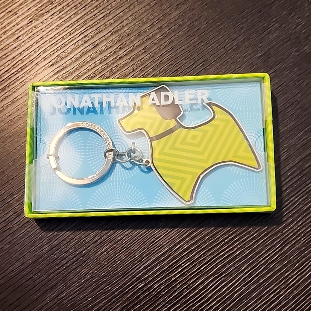 Jonathan Adler dog Keychain